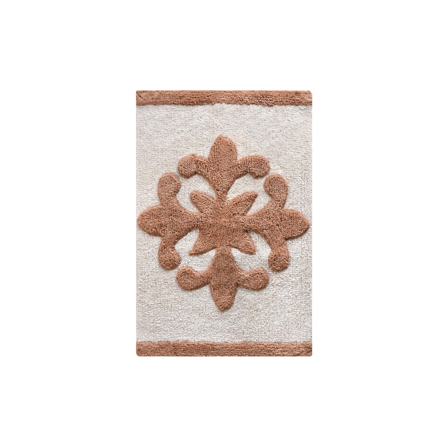 CINTSA BATH RUG - IVORY/BEIGE - TABLE TUFTED - COTTON