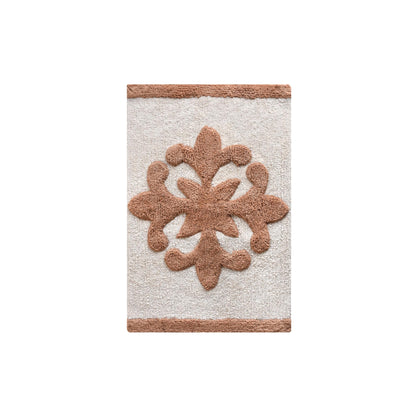 CINTSA BATH RUG - IVORY/BEIGE - TABLE TUFTED - COTTON