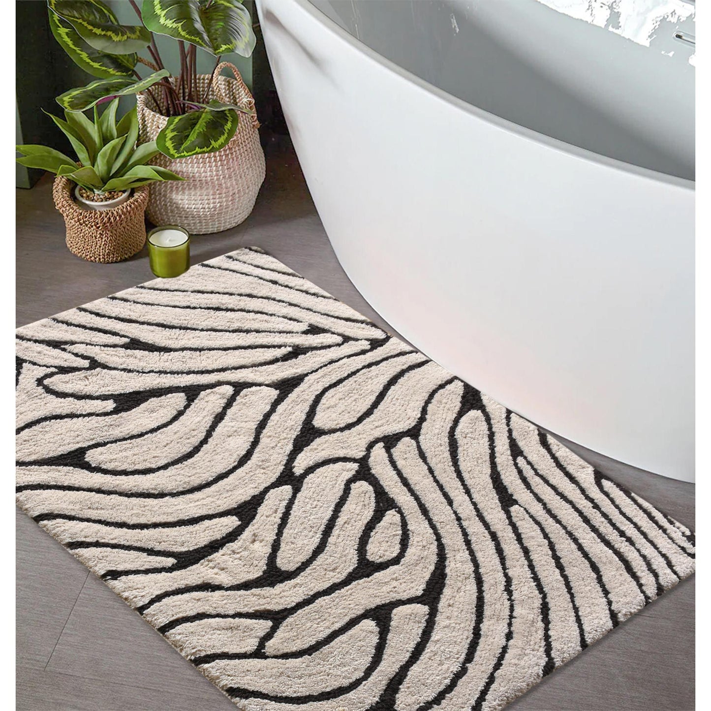 DALSIE BATH RUG - TABLE TUFTED - COTTON