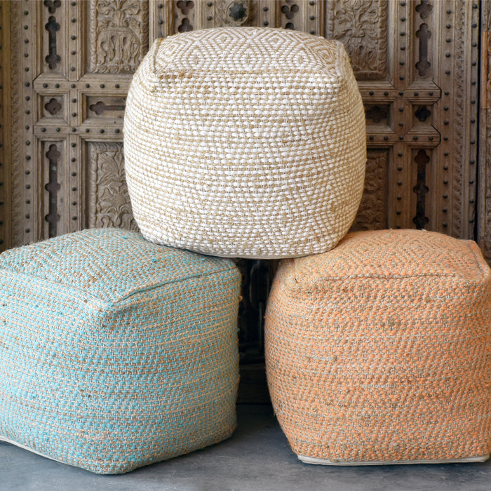 ABELLA POUF - COTTON/ HEMP