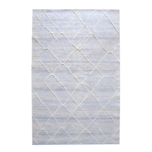 Area Rug, Bedroom Rug, Living Room Rug, Living Area Rug, Indian Rug, Office Carpet, Office Rug, Shop Rug Online, Pet, Blue, Natural White, Pitloom, All Loop, Geometrical