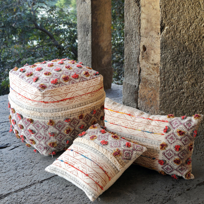 ADONO POUF - COTTON/ PRINTED/ POLYESTER