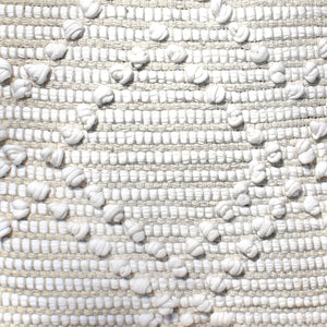 Agria Pillow, Cotton, Natural White