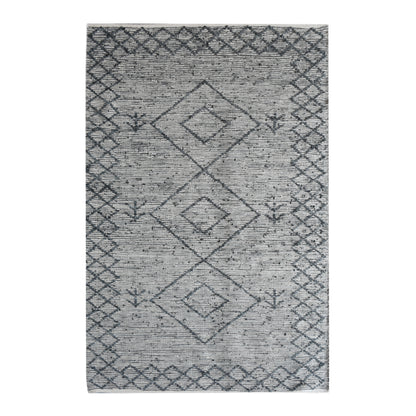 Area Rug, Bedroom Rug, Living Room Rug, Living Area Rug, Indian Rug, Office Carpet, Office Rug, Shop Rug Online, Leather, Grey, Pitloom, Flat Weave, diamond 