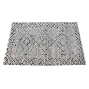 Area Rug, Bedroom Rug, Living Room Rug, Living Area Rug, Indian Rug, Office Carpet, Office Rug, Shop Rug Online, Leather, Brown, Pitloom, Flat Weave, diamond 