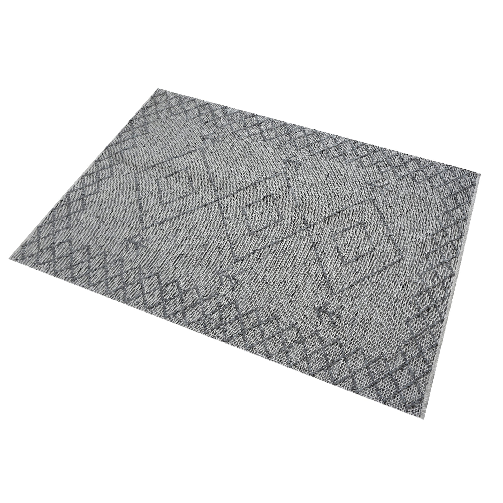 Area Rug, Bedroom Rug, Living Room Rug, Living Area Rug, Indian Rug, Office Carpet, Office Rug, Shop Rug Online, Leather, Silver, Pitloom, Flat Weave, diamond 