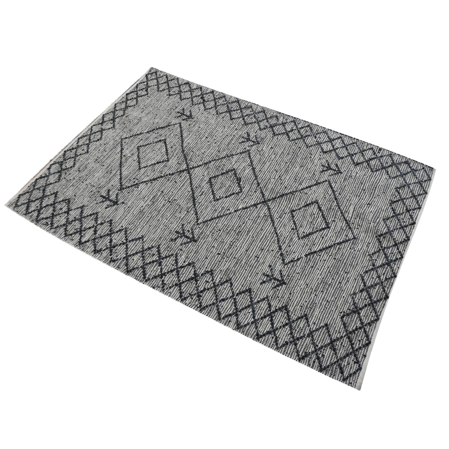 Area Rug, Bedroom Rug, Living Room Rug, Living Area Rug, Indian Rug, Office Carpet, Office Rug, Shop Rug Online, Leather, Charcoal, Pitloom, Flat Weave, diamond 