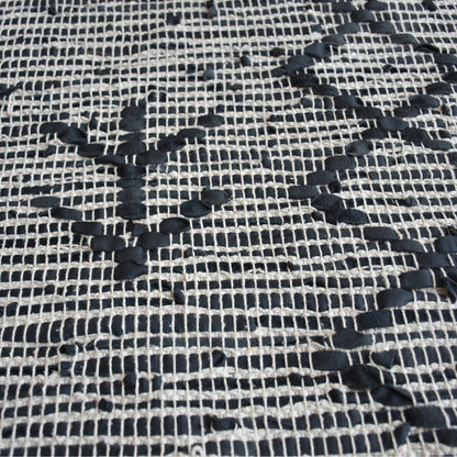 Area Rug, Bedroom Rug, Living Room Rug, Living Area Rug, Indian Rug, Office Carpet, Office Rug, Shop Rug Online, Leather, Charcoal, Pitloom, Flat Weave, diamond 