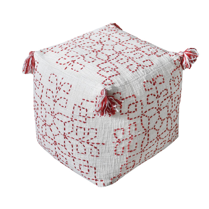ALDAMA POUF - COTTON/ WOOL