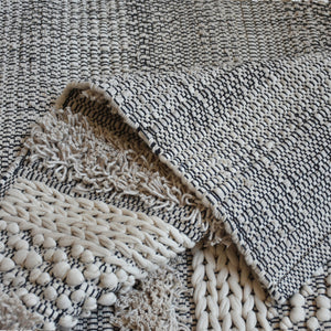 Area Rug, Bedroom Rug, Living Room Rug, Living Area Rug, Indian Rug, Office Carpet, Office Rug, Shop Rug Online, Cotton, Rag, Natural White, Pitloom, Cut And Loop, textured 