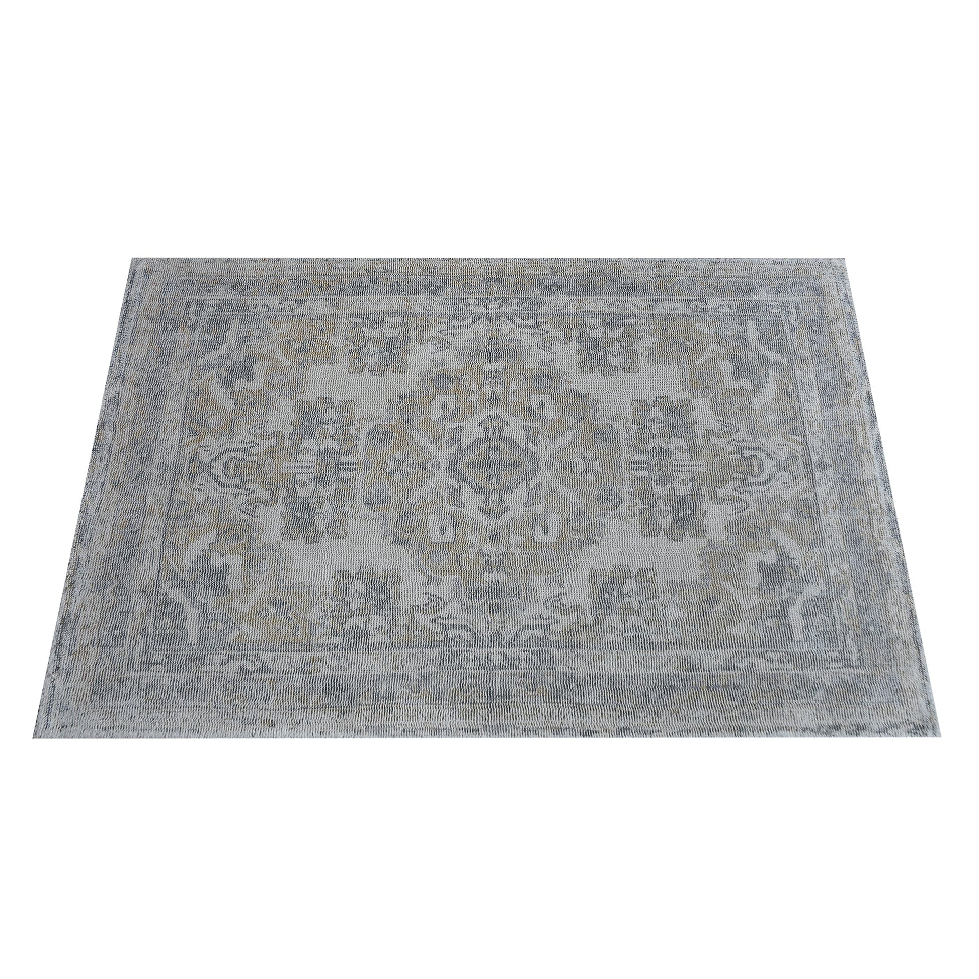 Area Rug, Bedroom Rug, Living Room Rug, Living Area Rug, Indian Rug, Office Carpet, Office Rug, Shop Rug Online, Wool, Cotton, Gold, Charcoal, Bm Fn, All Cut, Printed 