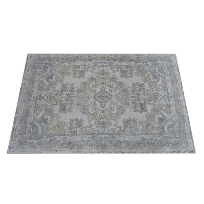 Area Rug, Bedroom Rug, Living Room Rug, Living Area Rug, Indian Rug, Office Carpet, Office Rug, Shop Rug Online, Wool, Cotton, Gold, Charcoal, Bm Fn, All Cut, Printed 