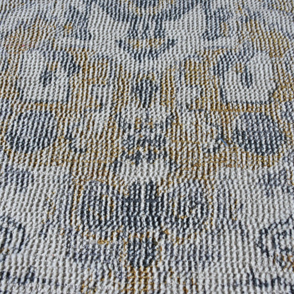 Area Rug, Bedroom Rug, Living Room Rug, Living Area Rug, Indian Rug, Office Carpet, Office Rug, Shop Rug Online, Wool, Cotton, Gold, Charcoal, Bm Fn, All Cut, Printed 