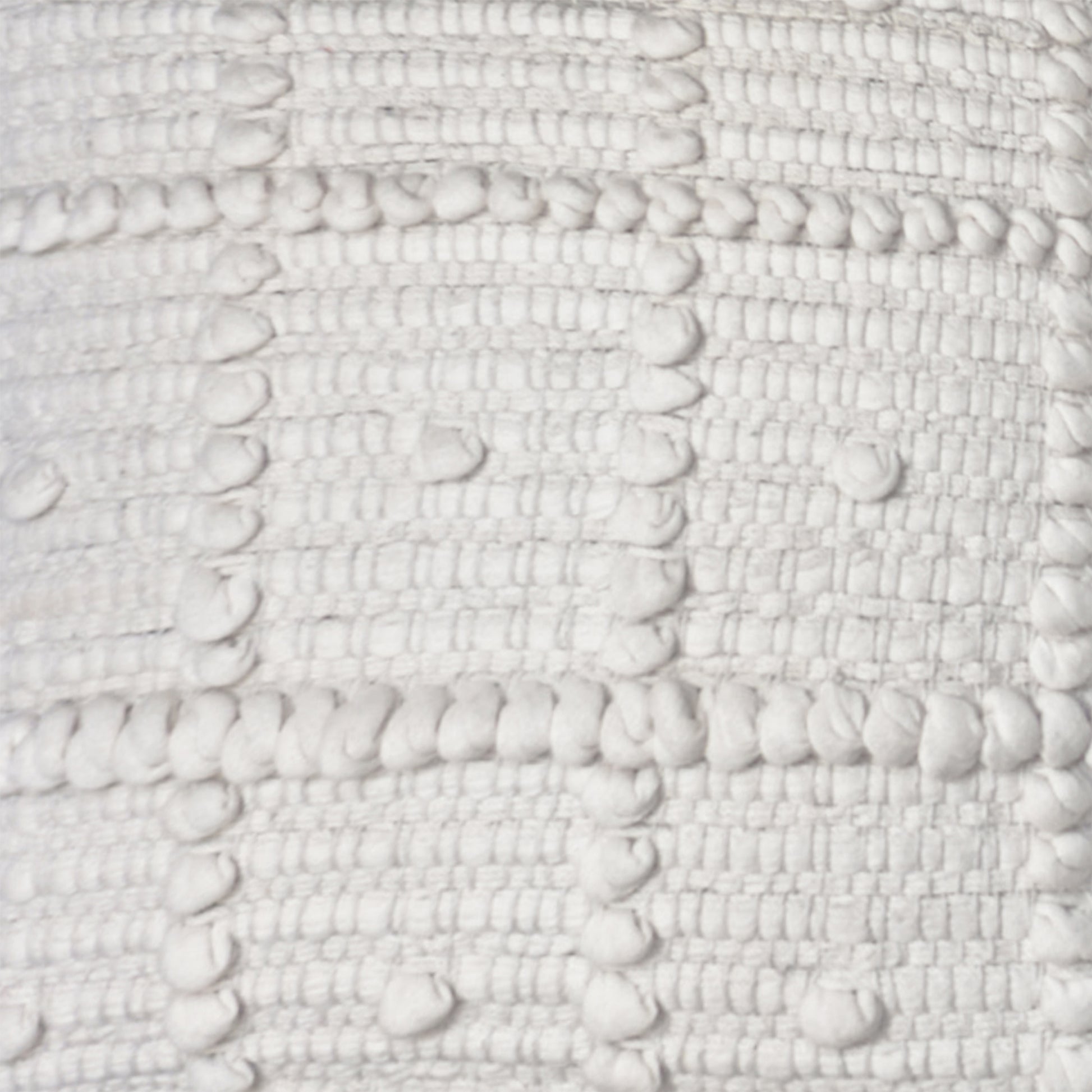 Arrino Pillow, Cotton, Natural White, Pitloom, All Loop