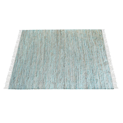 Area Rug, Bedroom Rug, Living Room Rug, Living Area Rug, Indian Rug, Office Carpet, Office Rug, Shop Rug Online, Hemp, Recycled Fabric, Sky, Pitloom, Flat Weave, Textured