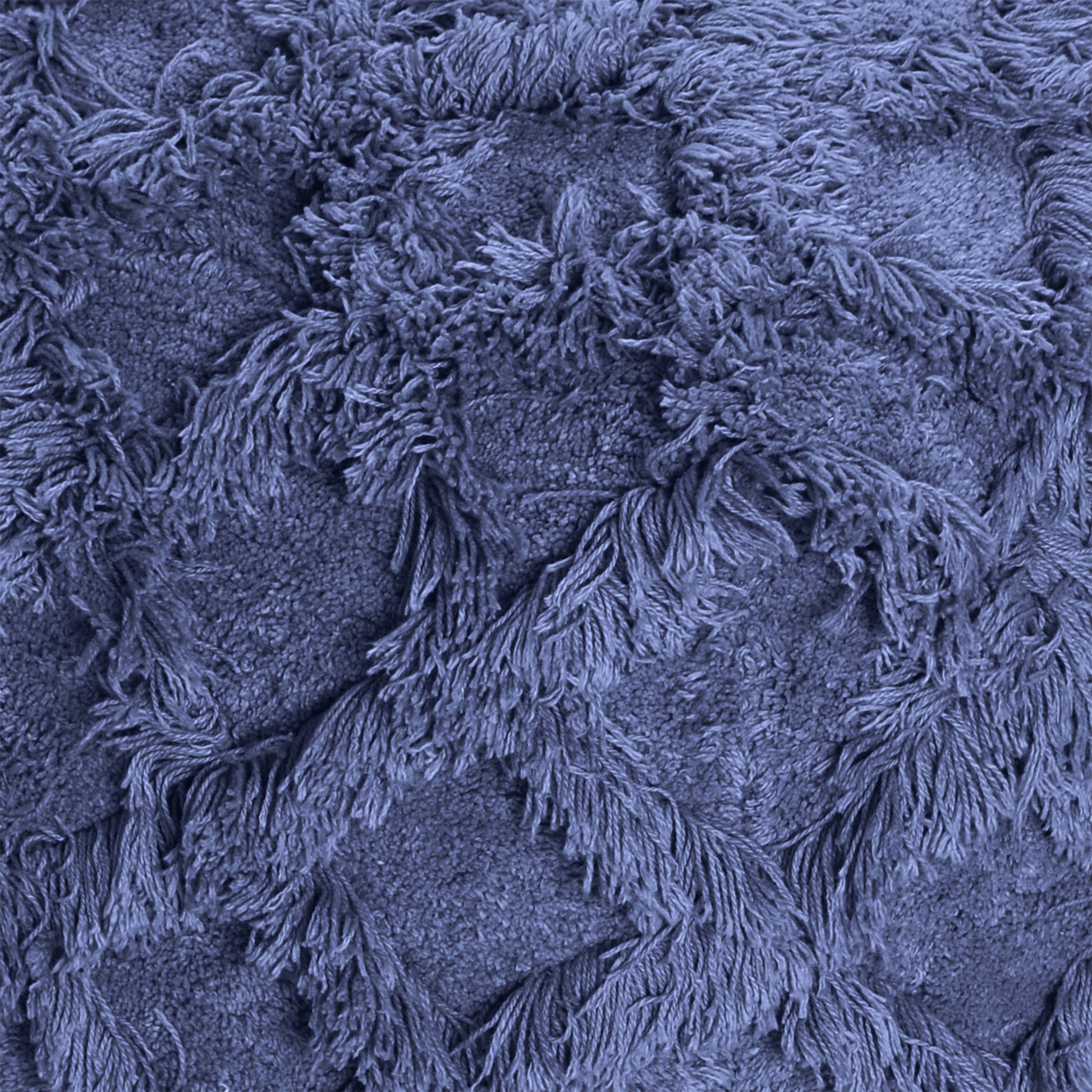 Asuka Pouf, Super Soft Cotton, Navy, Bm Sn, All Cut