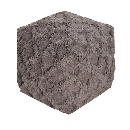 Asuka Pouf, Super Soft Cotton, Taupe, Bm Sn, All Cut