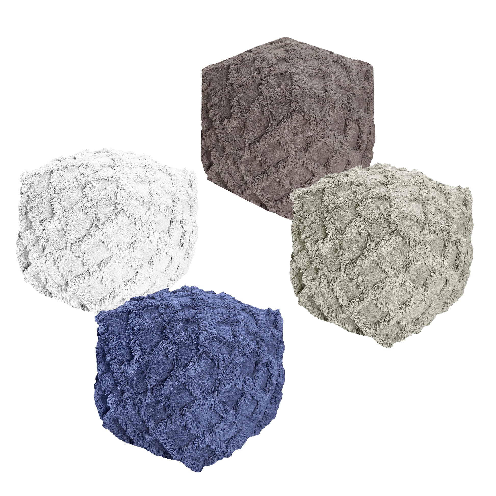 Asuka Pouf, Super Soft Cotton, Bm Sn, All Cut