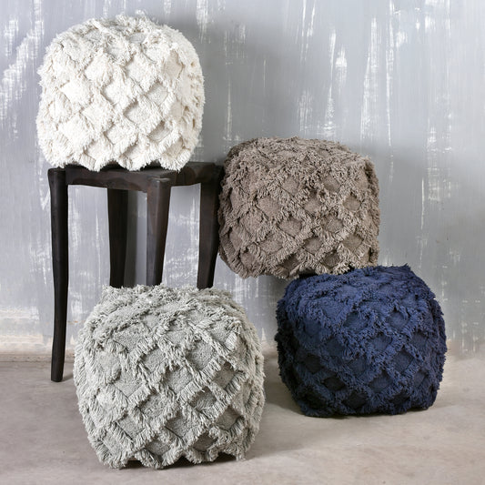 Asuka Pouf, Super Soft Cotton, Bm Sn, All Cut
