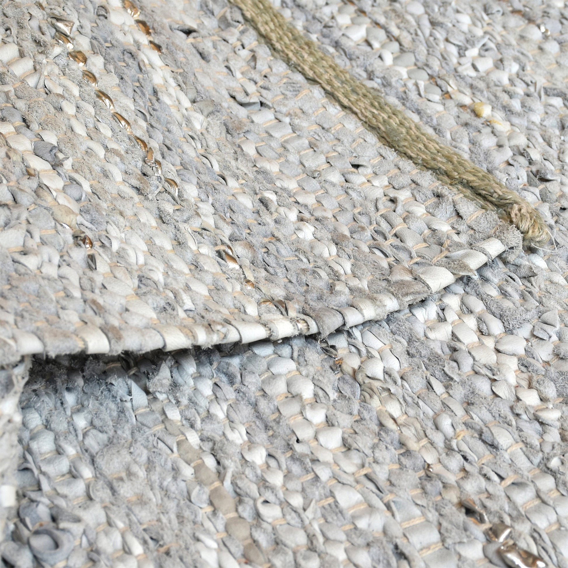Area Rug, Bedroom Rug, Living Room Rug, Living Area Rug, Indian Rug, Office Carpet, Office Rug, Shop Rug Online, Leather, Pu, Grey, Pitloom, Flat Weave, Textured