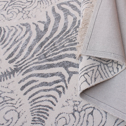 Area Rug, Bedroom Rug, Living Room Rug, Living Area Rug, Indian Rug, Office Carpet, Office Rug, Shop Rug Online, Wool, Cotton, Natural White, Grey, Bm Fn, All Cut, printed 