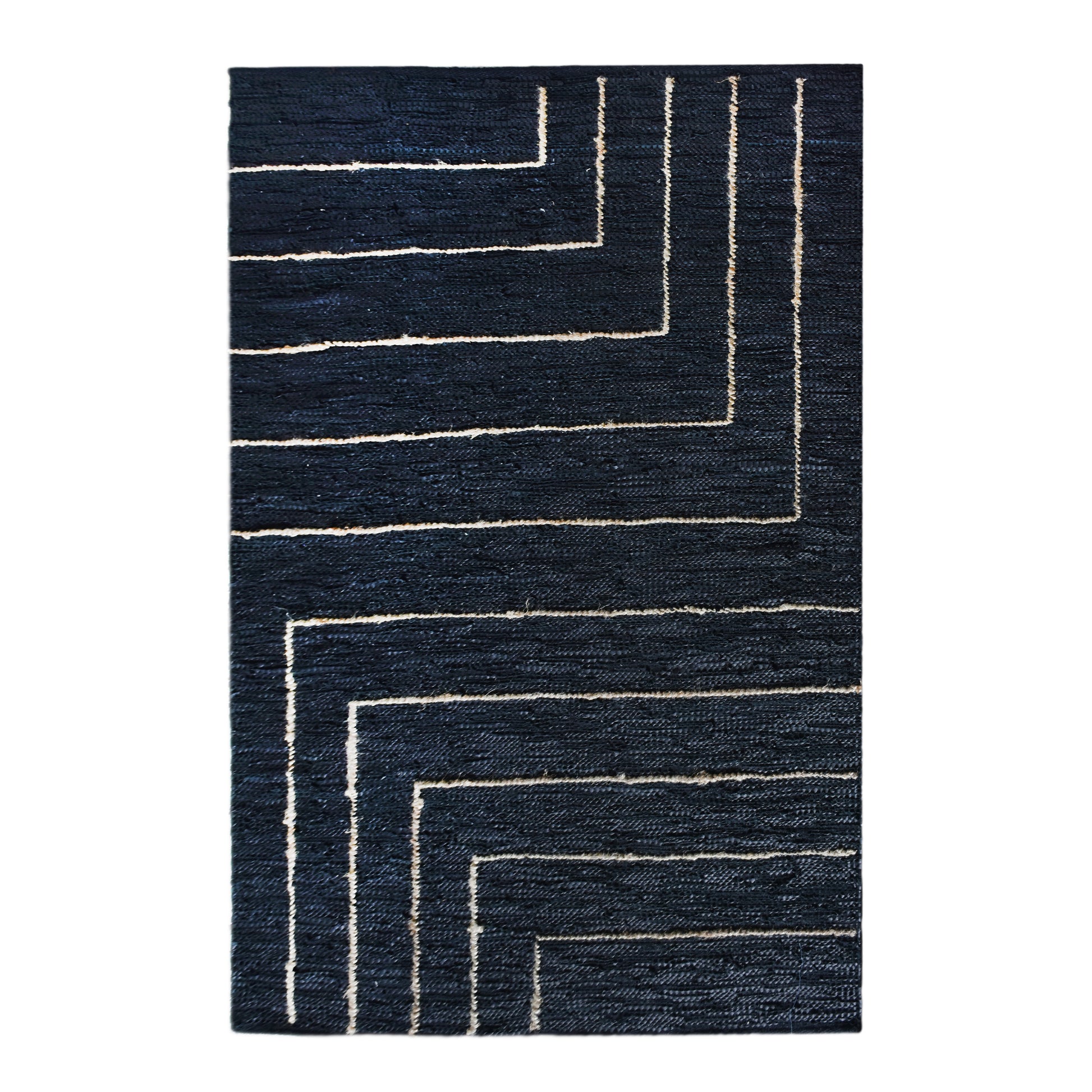 Area Rug, Bedroom Rug, Living Room Rug, Living Area Rug, Indian Rug, Office Carpet, Office Rug, Shop Rug Online, Leather, Hemp, Charcoal, Natural, Pitloom, Flat Weave, Geometrical