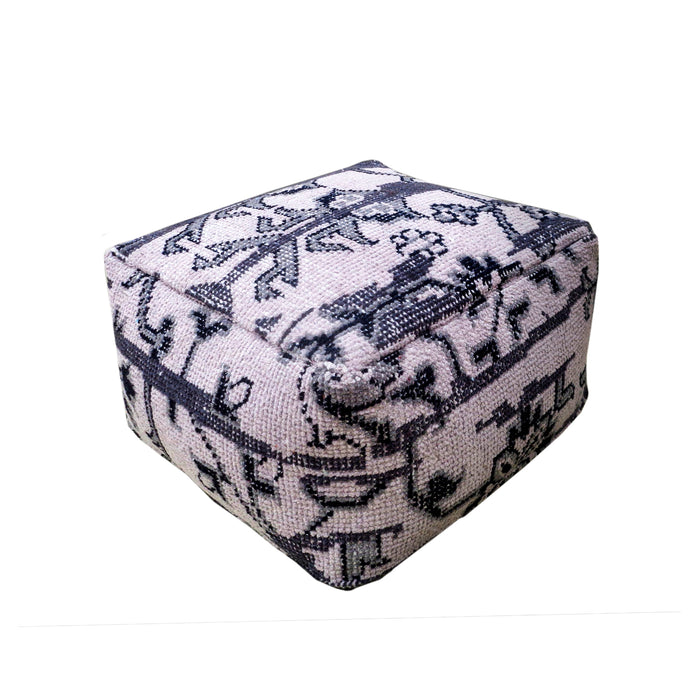 BASTILLE CUBOID POUF - WOOL