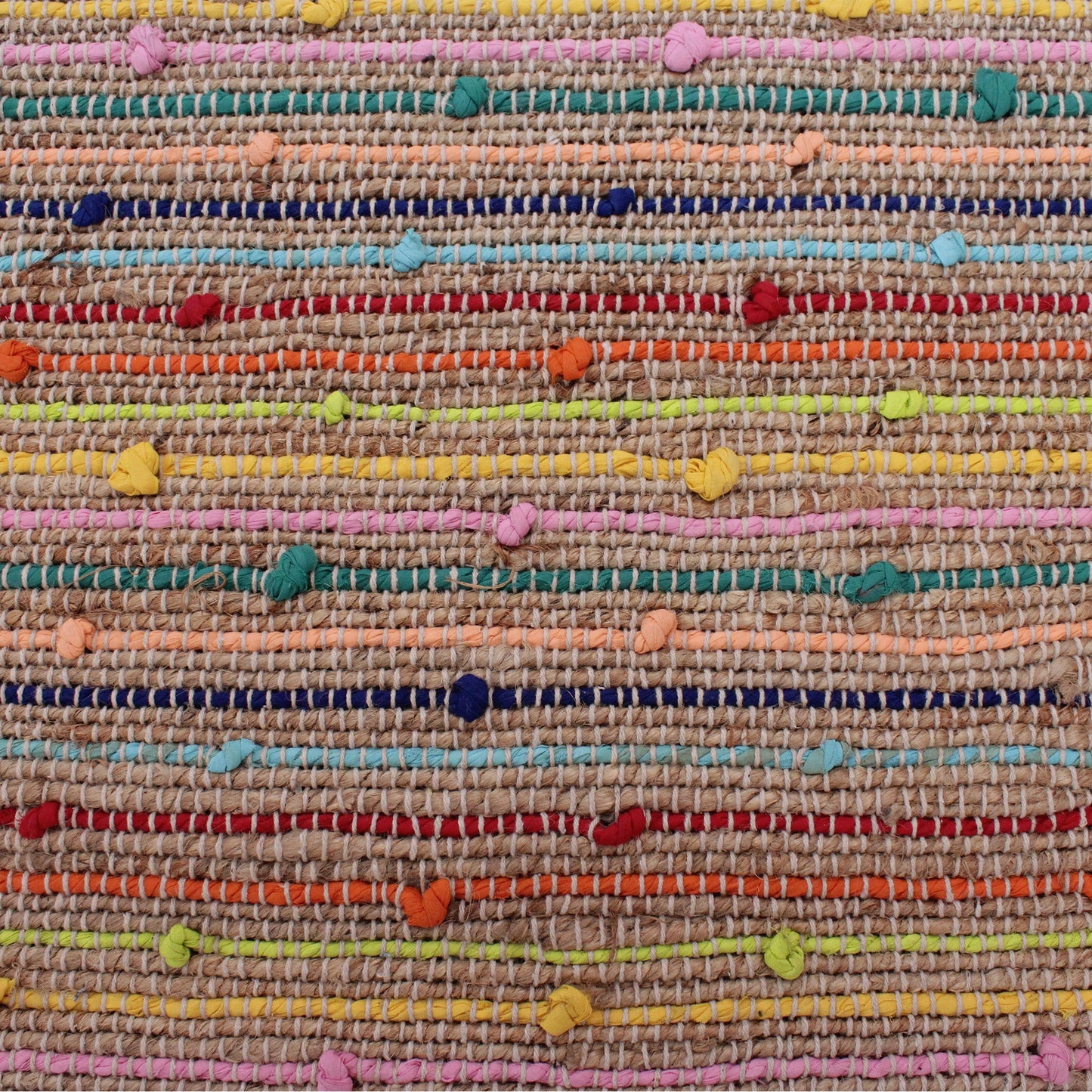 BERRIES RUG - JUTE/ RECYCLED FABRIC