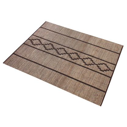 Area Rug, Bedroom Rug, Living Room Rug, Living Area Rug, Indian Rug, Office Carpet, Office Rug, Shop Rug Online, Jute, Cotton, Natural, Brown, Pitloom, Flat Weave, subtle 