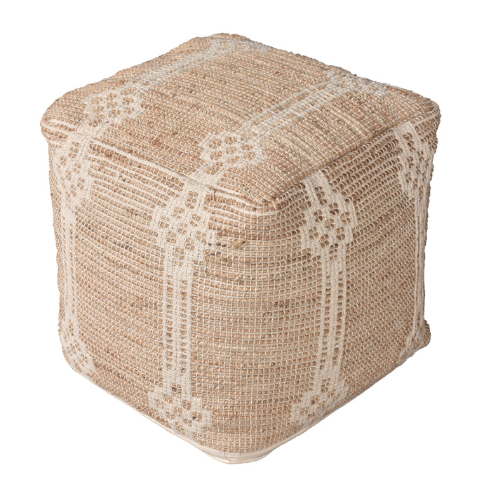 BOSHO POUF - JUTE/ COTTON
