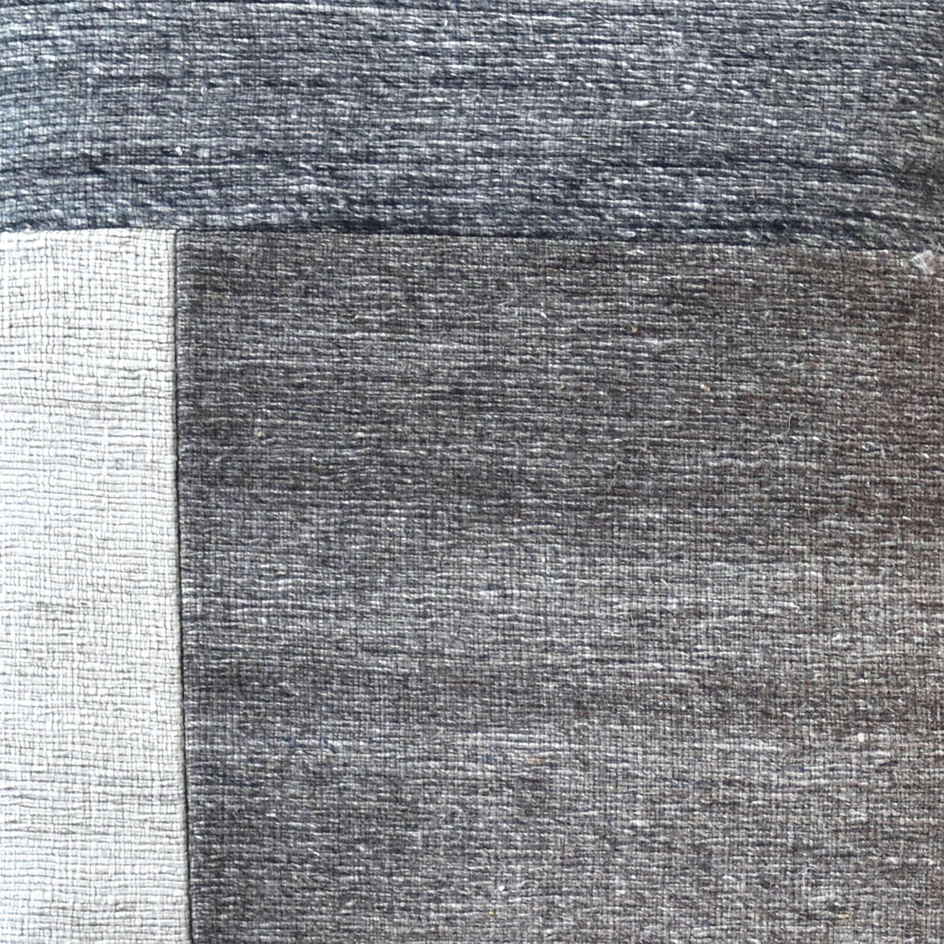 Buffy Pillow, Wool, Viscose, Grey, Natural