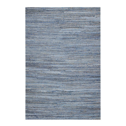 Area Rug, Bedroom Rug, Living Room Rug, Living Area Rug, Indian Rug, Office Carpet, Office Rug, Shop Rug Online, Recycled Denim Fabric, Hemp, Natural Blue, Pitloom, Flat Weave, Plain