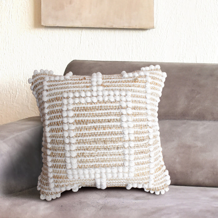 BOROVO CUSHION - JUTE/ WOOL