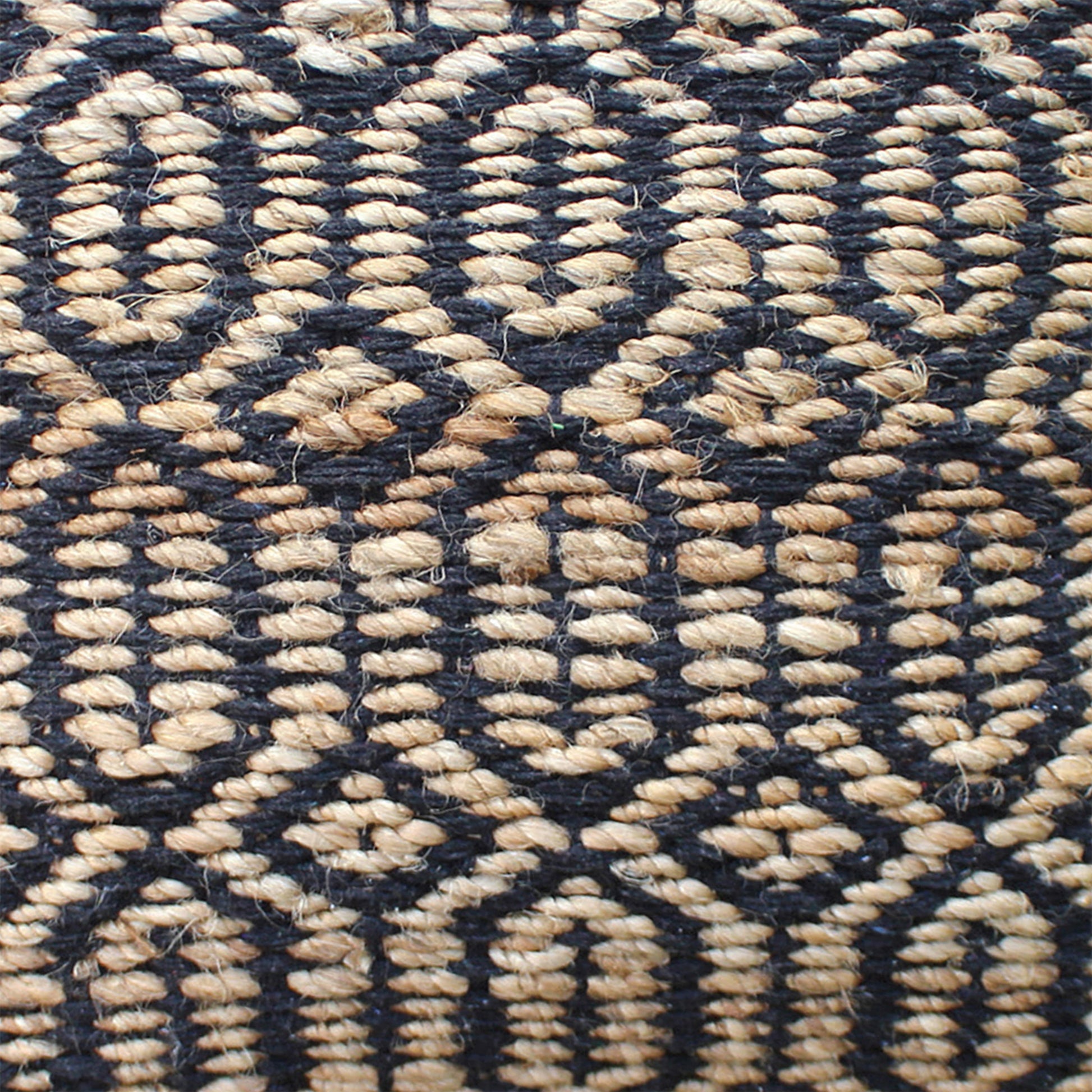 Cabos Pillow, Hemp, Cotton, Natural, Charcoal, Pitloom, Flat Weave