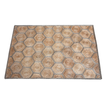 Area Rug, Bedroom Rug, Living Room Rug, Living Area Rug, Indian Rug, Office Carpet, Office Rug, Shop Rug Online, Hemp, Brown, Grey, Hm Stitching, Flat Weave, Braided