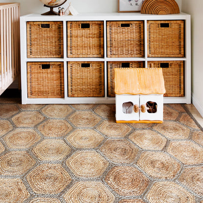 Area Rug, Bedroom Rug, Living Room Rug, Living Area Rug, Indian Rug, Office Carpet, Office Rug, Shop Rug Online, Hemp, Brown, Grey, Hm Stitching, Flat Weave, Braided
