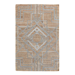 Area Rug, Bedroom Rug, Living Room Rug, Living Area Rug, Indian Rug, Office Carpet, Office Rug, Shop Rug Online, Hemp, Wool, Natural, Grey, Punja, Flat Weave, geometric 