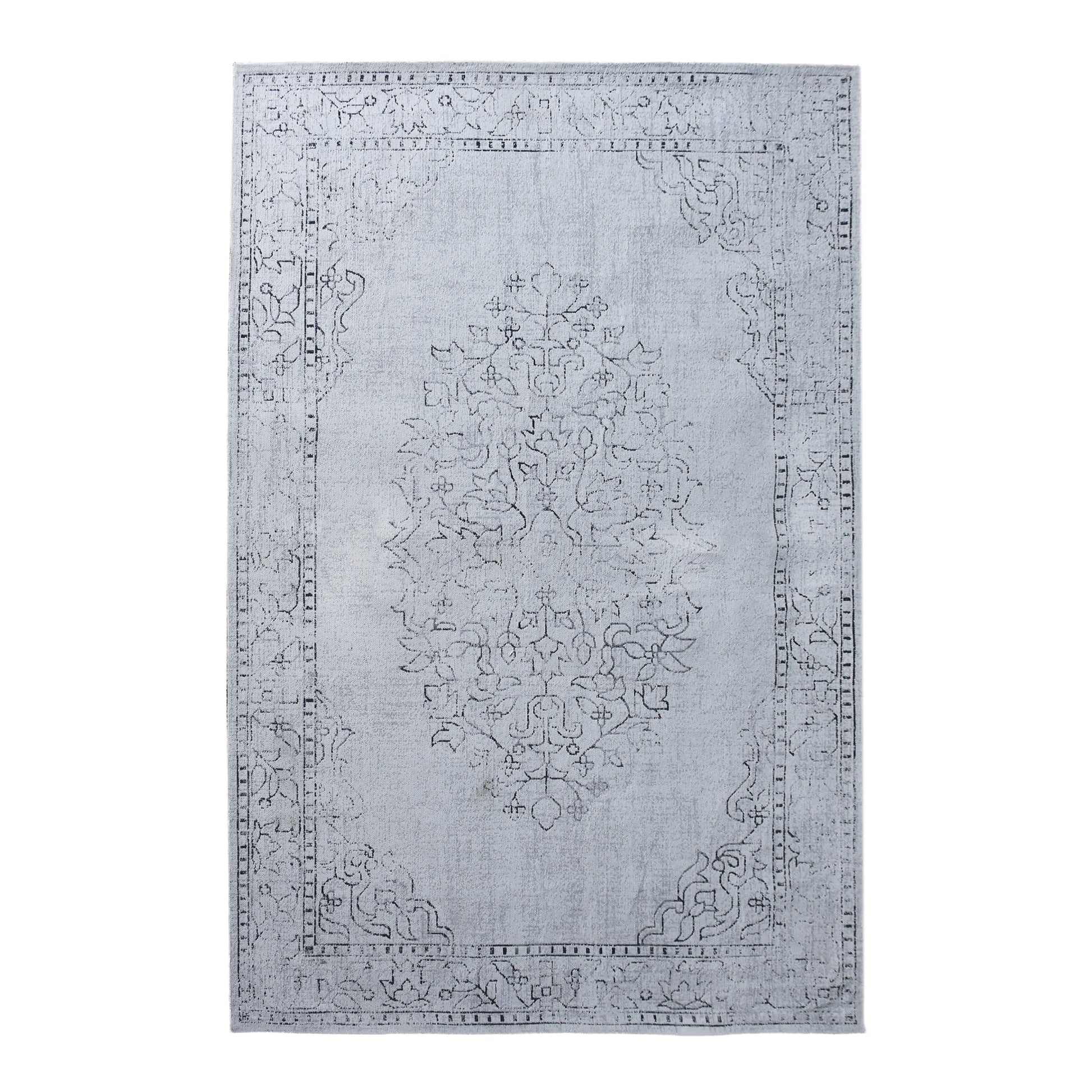 Area Rug, Bedroom Rug, Living Room Rug, Living Area Rug, Indian Rug, Office Carpet, Office Rug, Shop Rug Online, Cotton Chenille, Natural White, Charcoal, Jaquard Durry, Flat Weave, floral 