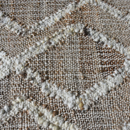 Area Rug, Bedroom Rug, Living Room Rug, Living Area Rug, Indian Rug, Office Carpet, Office Rug, Shop Rug Online, Hemp, Wool, Natural, Natural White, Punja, Flat Weave, Textured