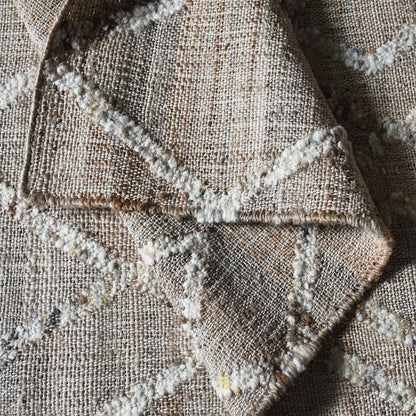 Area Rug, Bedroom Rug, Living Room Rug, Living Area Rug, Indian Rug, Office Carpet, Office Rug, Shop Rug Online, Hemp, Wool, Natural, Natural White, Punja, Flat Weave, Textured