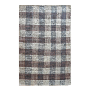 Area Rug, Bedroom Rug, Living Room Rug, Living Area Rug, Indian Rug, Office Carpet, Office Rug, Shop Rug Online, Hemp, Brown, Natural, Punja, Flat Weave , Checkers