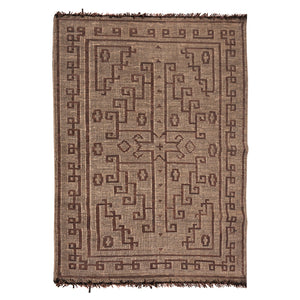 Area Rug, Bedroom Rug, Living Room Rug, Living Area Rug, Indian Rug, Office Carpet, Office Rug, Shop Rug Online, Hemp, Leather, Natural, Brown, Punja, Flat Weave, Modern