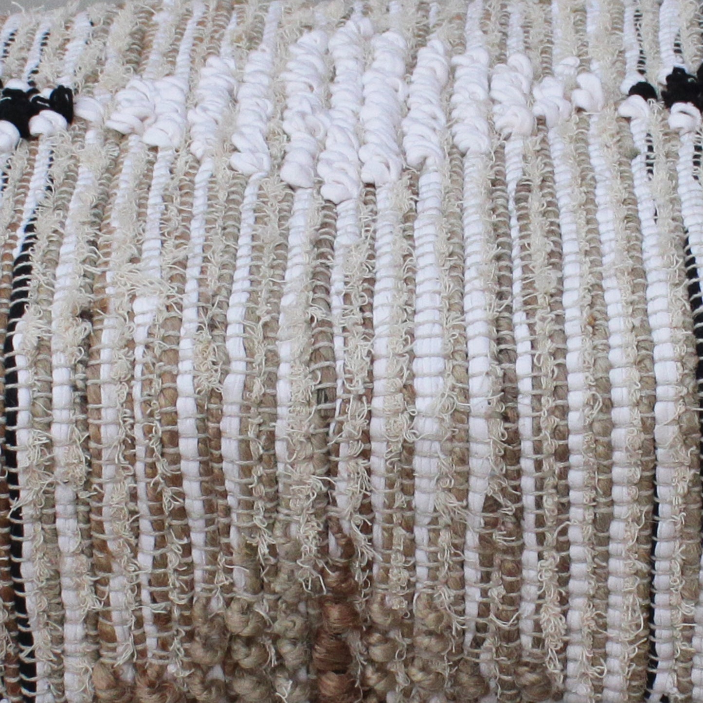Caspia Bench, Cotton Rag, Jute, Cotton Salvage, Natural, Natural White, Pitloom, All Loop 