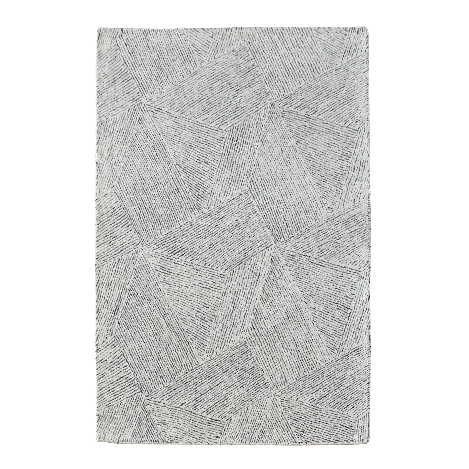 Area Rug, Bedroom Rug, Living Room Rug, Living Area Rug, Indian Rug, Office Carpet, Office Rug, Shop Rug Online, Wool, Grey, Natural White, Hand tufted, Cut And Loop, Textured