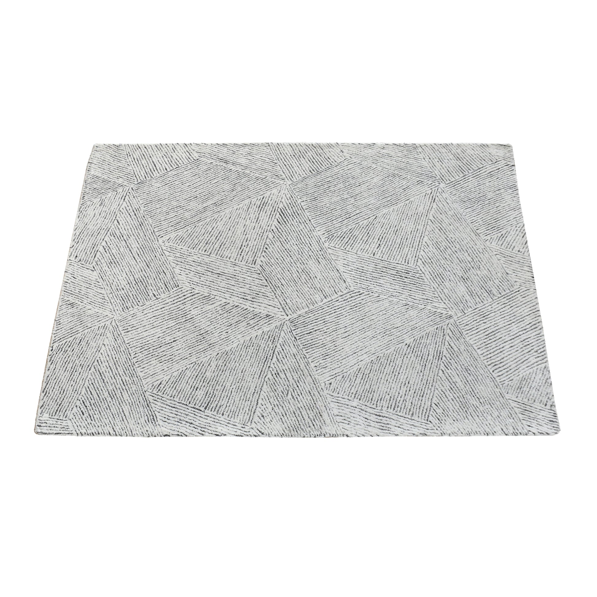 Area Rug, Bedroom Rug, Living Room Rug, Living Area Rug, Indian Rug, Office Carpet, Office Rug, Shop Rug Online, Wool, Grey, Natural White, Hand tufted, Cut And Loop, Textured