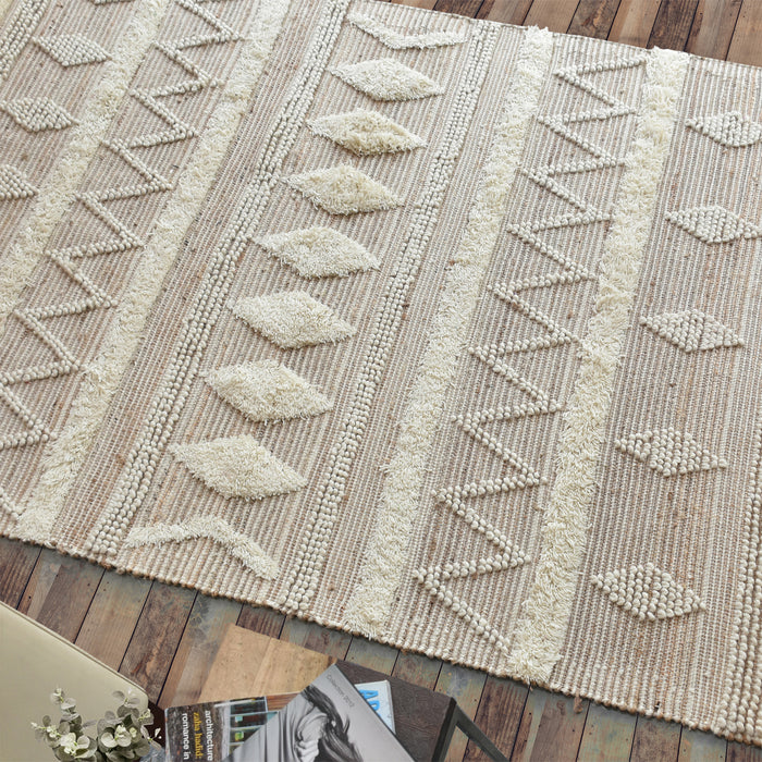 COPLIN RUG - HEMP/ WOOL