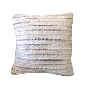 Cosmos Pillow, Cotton, Polyester, Natural White, Natural, Pitloom, Flat Weave