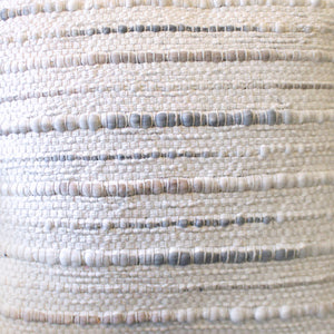 Cosmos Pillow, Cotton, Polyester, Natural White, Natural, Pitloom, Flat Weave