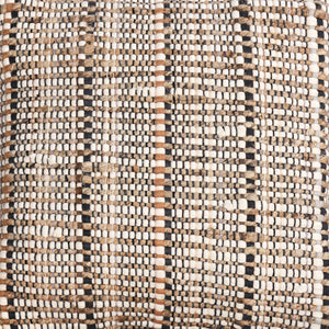 Cottbus Cushion, Jute, Rag, Natural, Pitloom, Flat Weave