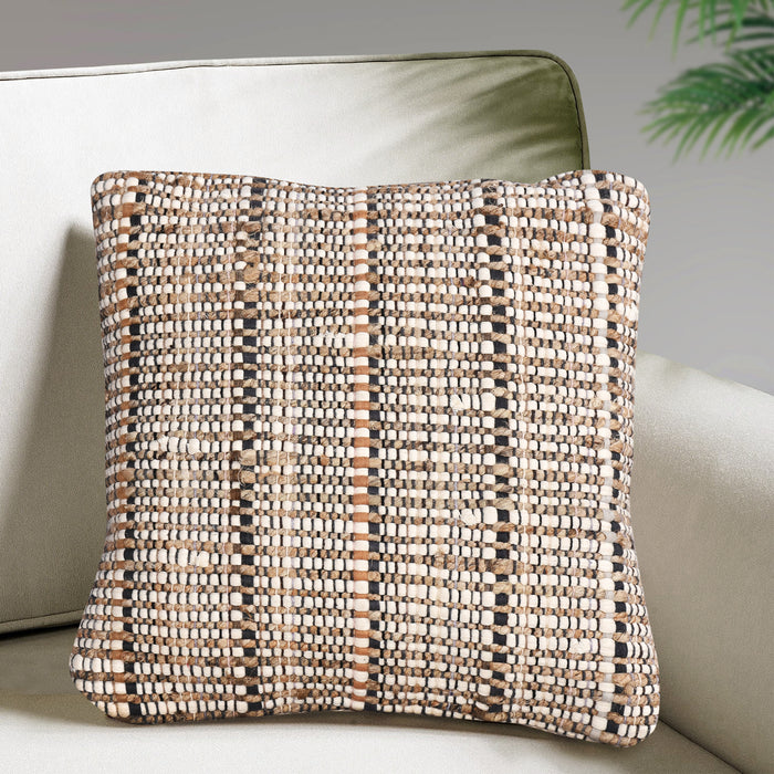 COTTBUS CUSHION - JUTE/ RAG